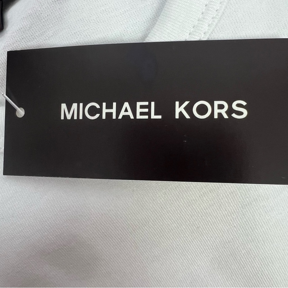 NWT Michael Kors Men’s Crew Neck Shirt Sz Medium Multi Colors Short Sleeves - Picture 7 of 12